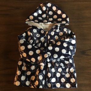 Fleece lined rain coat